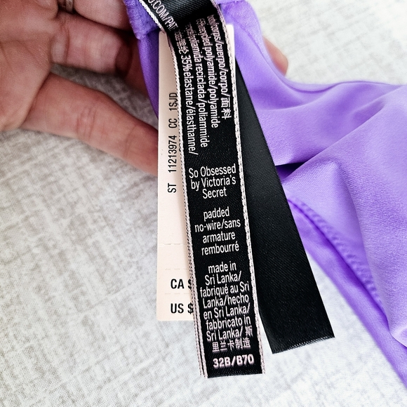 🆕️Victoria's Secret Very SexySo Obsessed Smooth Wireless Push-Up Bra 32B - Picture 7 of 9